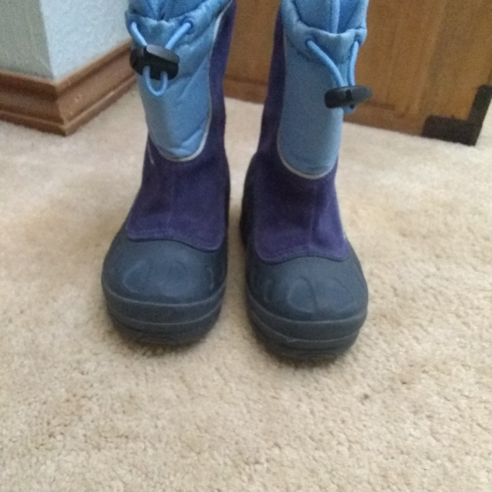 Toddler Blue Columbia Snow Boots